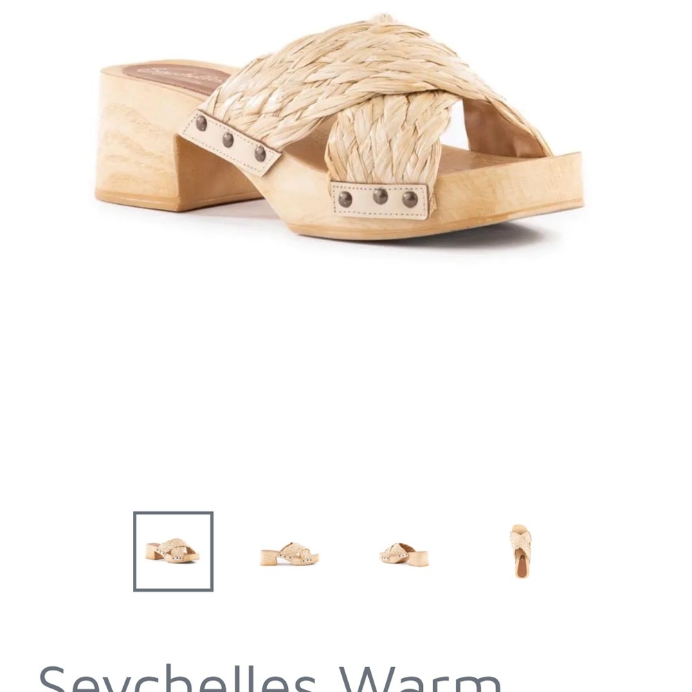 Seychelles Braided Natural Slide Clog